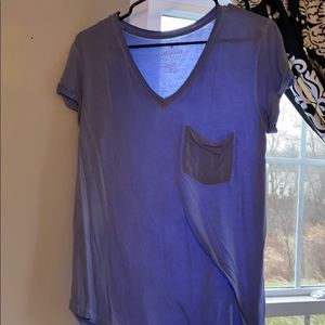 Light blue soft and sexy t shirt